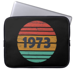 Född 1973 vintagens födelsedagspresent laptop fodral