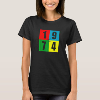 Född 1974 Retro Vintage 48:e födelsedagen T Shirt