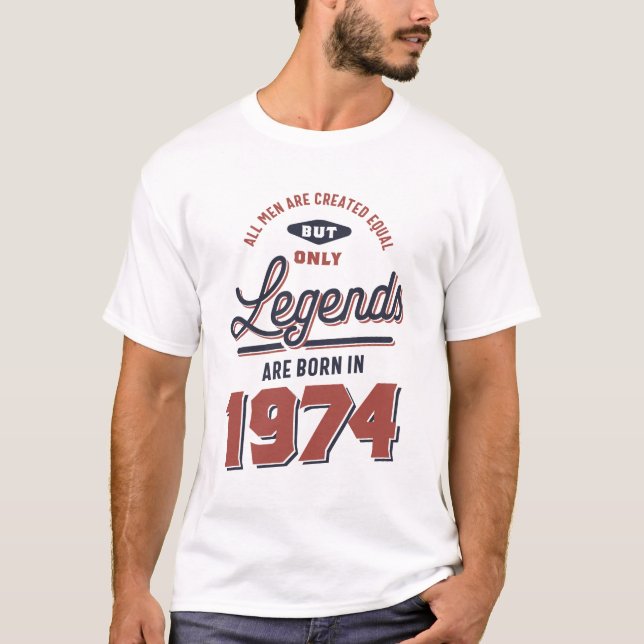 Född 1974 t shirt (Framsida)