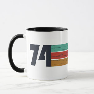 född 1974 vintagens födelsedagspresent mugg