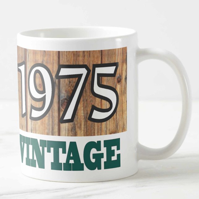 Född 1975 - Födelsedagsfirande Kaffemugg (Skapare uppladdad)