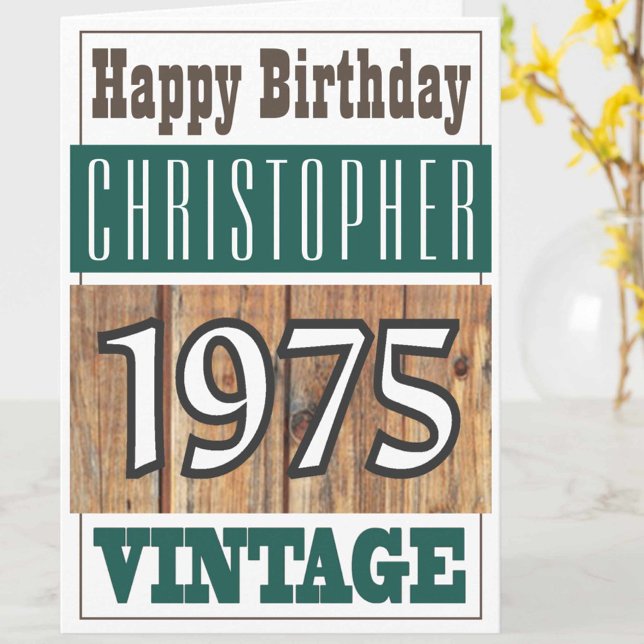 Född 1975 i Hälsning-kortet Kort (Skapare uppladdad)