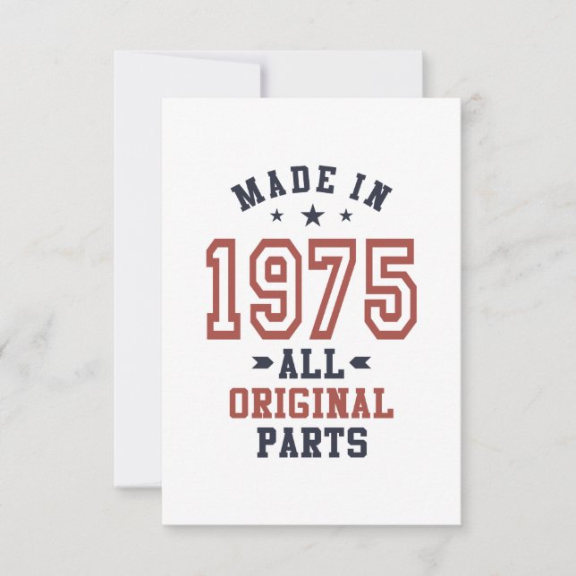 Född 1975 OSA kort (Framsida)