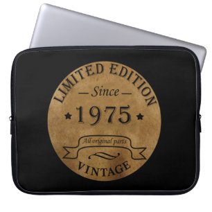 Född 1975 vintage 50 år laptop fodral