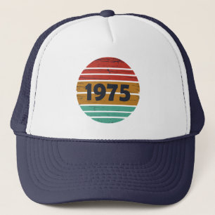 Född 1975 vintage 50 födelsedagspresent keps