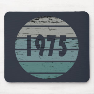 född 1975 vintage födelsedagspresent musmatta