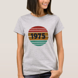 född 1975 vintage födelsedagspresent t shirt