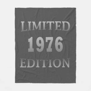 född 1976 50-årspresent fleecefilt