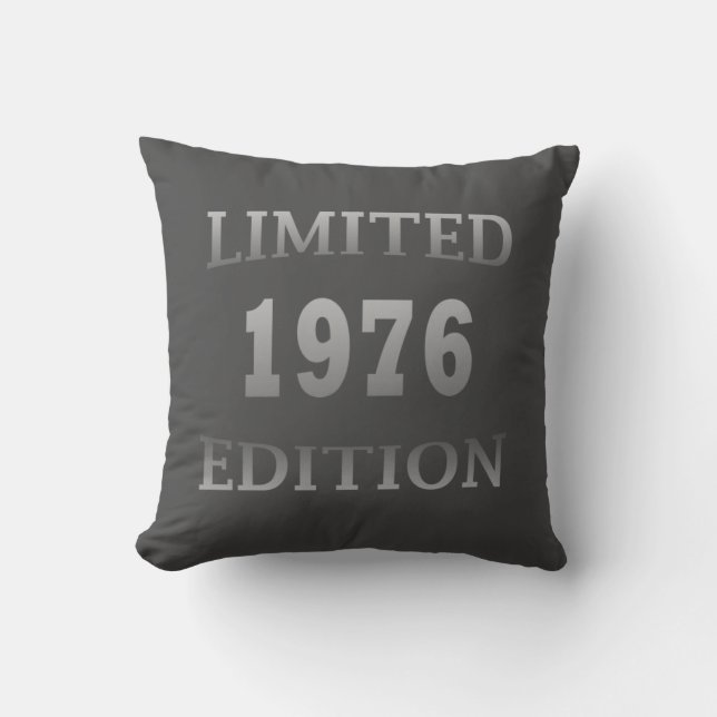 född 1976, begränsad utgåva kudde (Framsida)