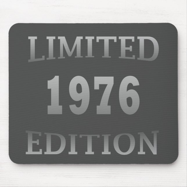 född 1976, begränsad utgåva musmatta (Framsidan)
