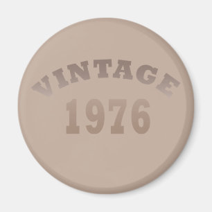 Född 1976 vintage 50-års födelsedagsfest magnet