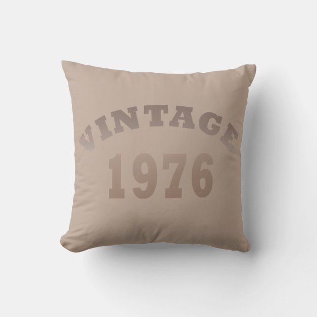 Född 1976 vintagens födelsedag kudde (Framsida)
