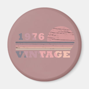 född 1976 vintagens födelsedagspresent magnet