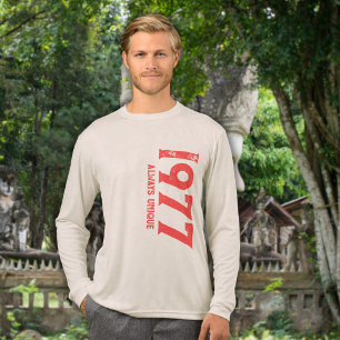 Född 1977 alltid unik t shirt
