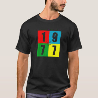 Född 1977 Retro Vintage 45:e födelsedagen T Shirt