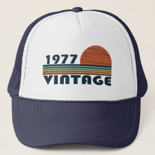 född 1977 vintage födelsedag keps