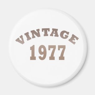 Född 1977 vintagens födelsedag magnet