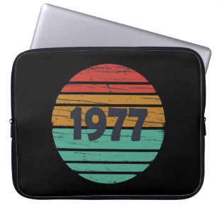 Född 1977 vintagens födelsedagspresent laptop fodral