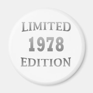 Född 1978 i födelsedagspresent magnet