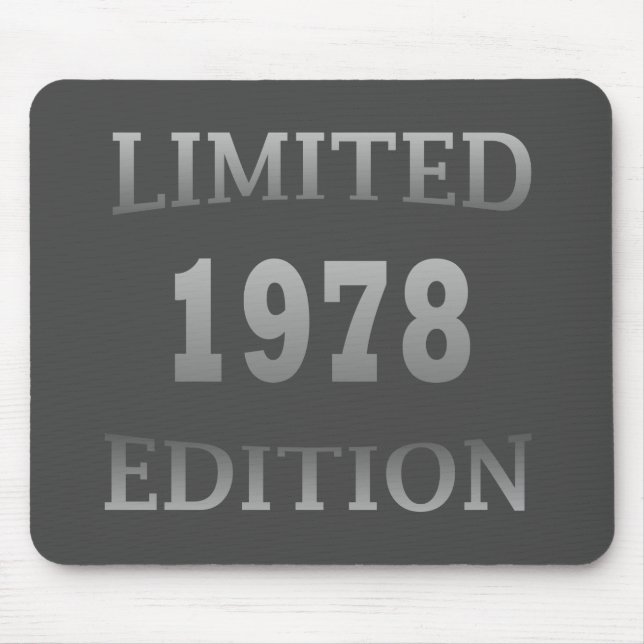 Född 1978 i födelsedagspresent musmatta (Framsidan)