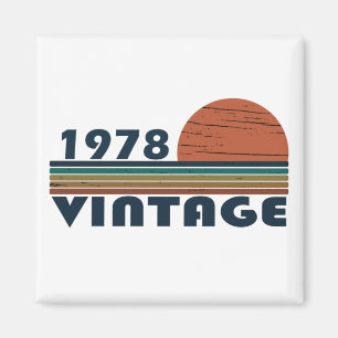 född 1978, vintage födelsedag magnet