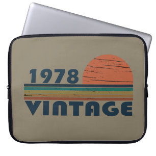 Född 1978 vintagens födelsedag laptop fodral