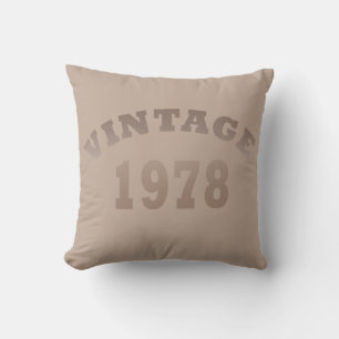 Född 1978 vintagens födelsedagspresent kudde