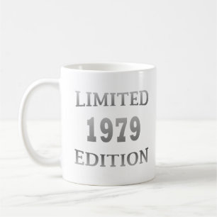 född 1979, begränsad födelsedagspresent kaffemugg