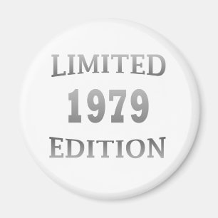 född 1979, begränsad födelsedagspresent magnet