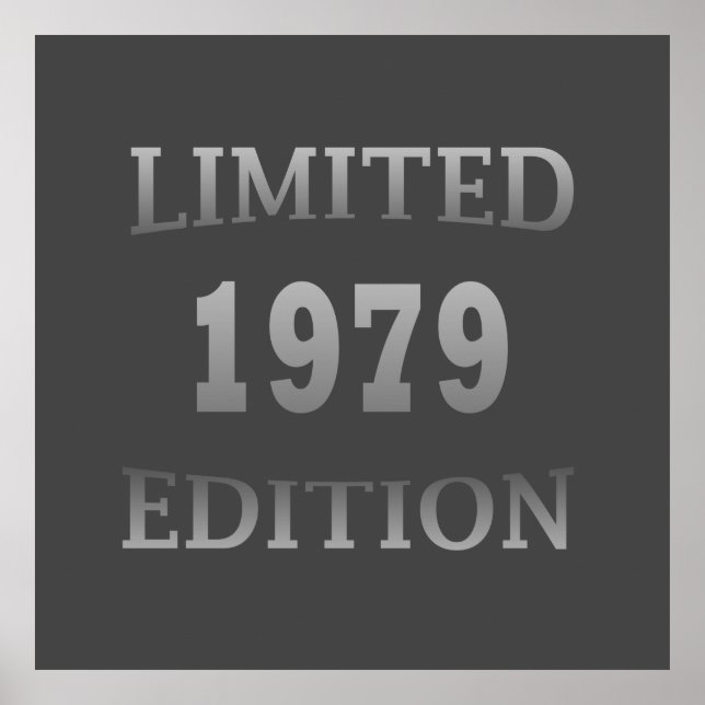 född 1979, begränsad utgåva poster (Framsidan)