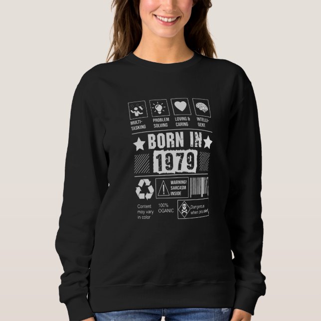 Född 1979, problem med multitrålning t shirt (Framsida)
