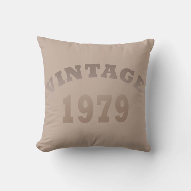 Född 1979 vintage födelsedagspresent kudde (Framsida)