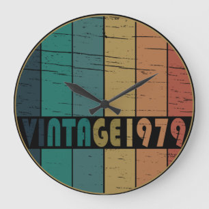 född 1979, vintagens födelsedag stor klocka
