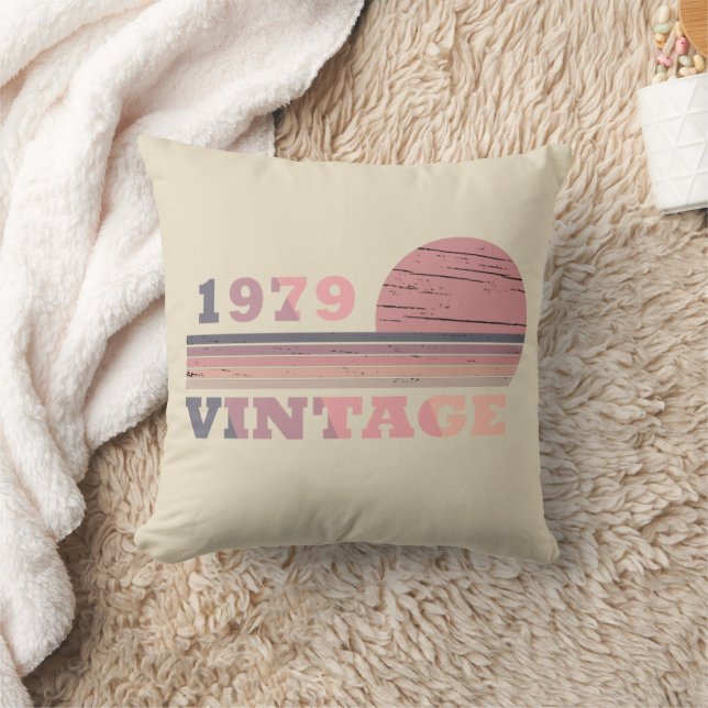 född 1979 vintagens födelsedagspresent kudde (Filt)