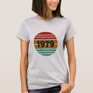 Född 1979 vintagens födelsedagspresent t shirt