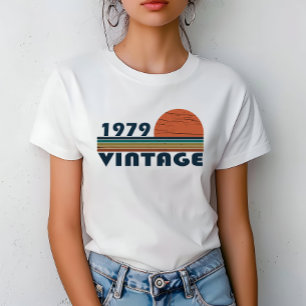 född 1979 vintagens födelsedagspresent t shirt