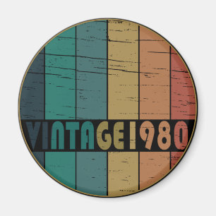 Född 1980 vintage magnet