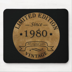 Född 1980 vintage musmatta