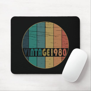 Född 1980 vintage musmatta