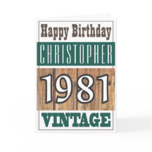 Född 1981 i Hälsning-kortet