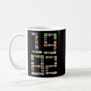Född 1982 i Cassette Tapes Mixtapes 1980-talet Mus Kaffemugg