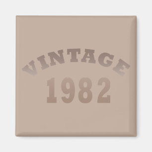Född 1982 vintagens födelsedag magnet