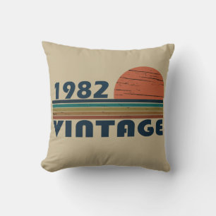 Född 1982 vintagens födelsedagspresent kudde