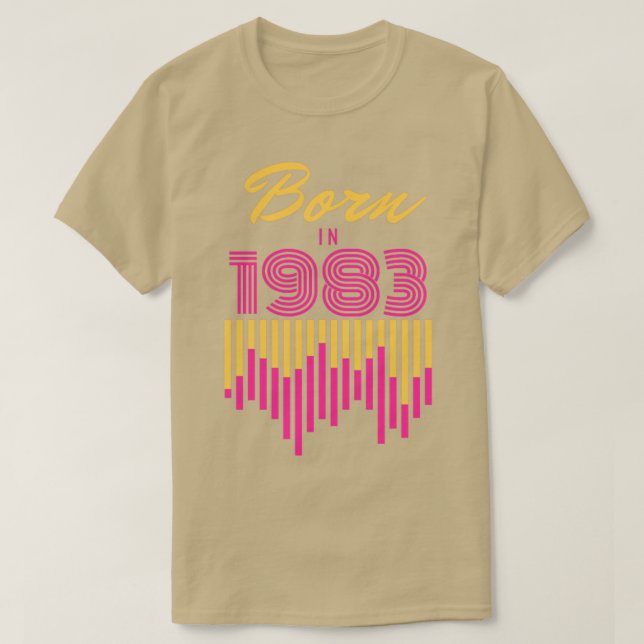 Född 1983 t shirt (Design framsida)