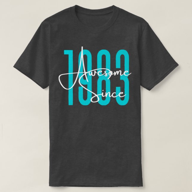 Född 1983 t shirt (Design framsida)