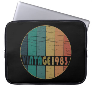 Född 1983 vintagens födelsedag laptop fodral