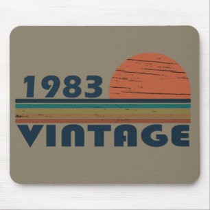 Född 1983 vintagens födelsedag musmatta