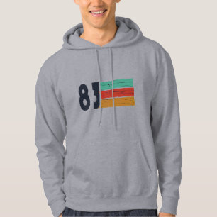 Född 1983 vintagens födelsedagspresent hoodie