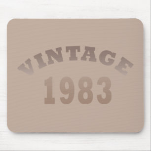 Född 1983 vintagens födelsedagspresent musmatta