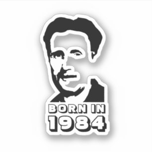 Född 1984 (George Orwell) Klistermärken